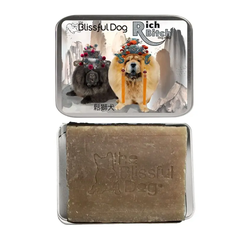 The Blissful Dog Soap-Rb-Chow Rich Bitch Chow Luxury Bar Dog Soap