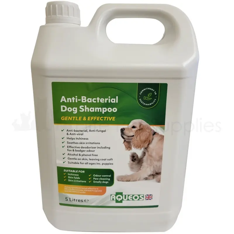 Aqueos Anti Bacterial Dog Shampoo - 22998 5L