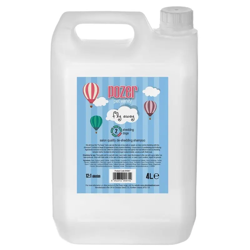 Pozer Fly Away Shampoo 4L