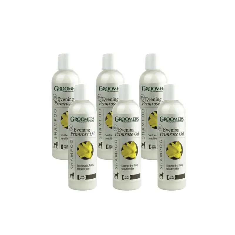 Groomers Evening Primrose Oil Shampoo 250ml - 6 Pack