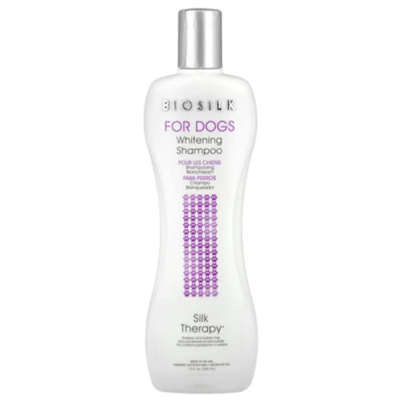 Biosilk White Silk Therapy, Ning Shampoo, For Dogs, 12 Fl Oz (355 Ml)