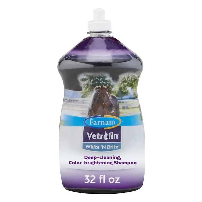 Vetrolin N Brite Shampoo For Horses - Fl Oz Bottle White Size 32