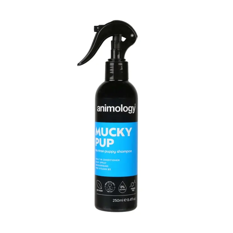 Animology Unisex Black Mucky Pup No Rinse Shampoo