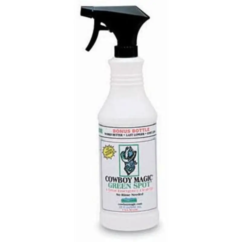Cowboy Magic Greenspot Remover For Horses - Litre Bottle Size 3.8