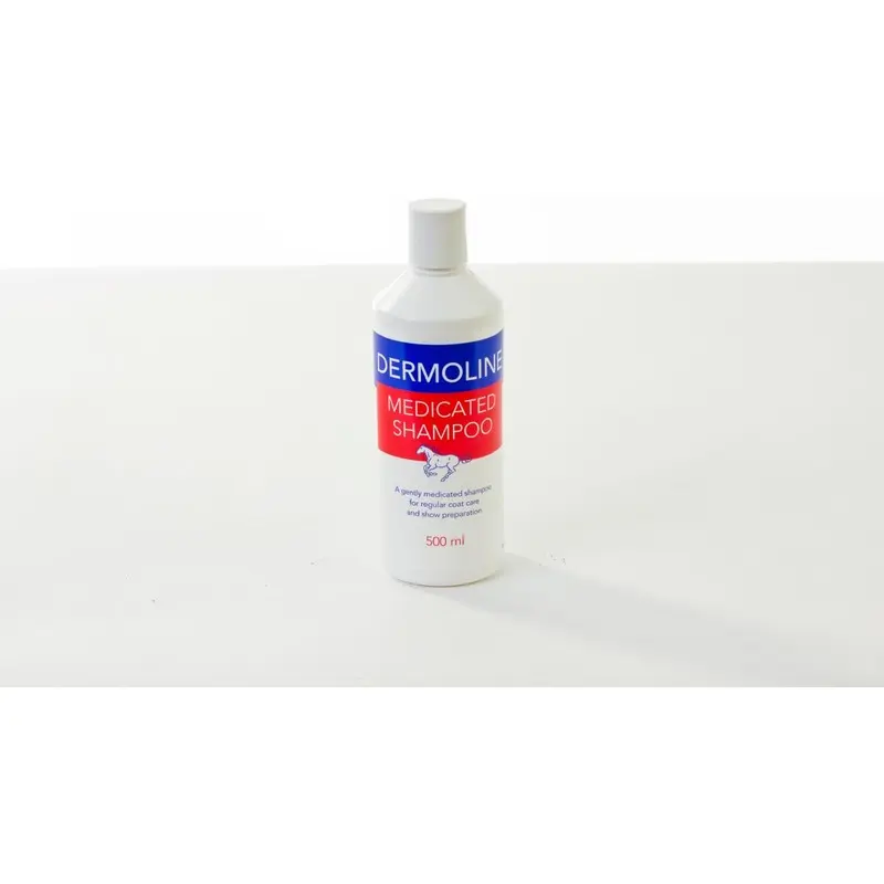 Dermoline Medicated Shampoo For Horses - Bottle 500Ml