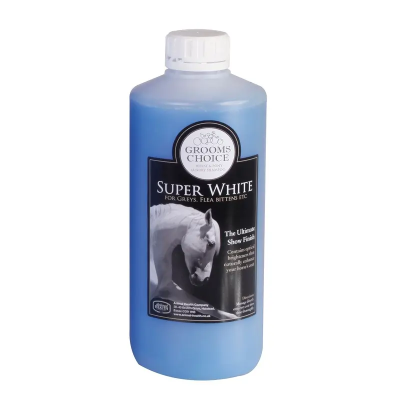 Animal Health Company Grooms Choice Super White Shampoo 1 LT