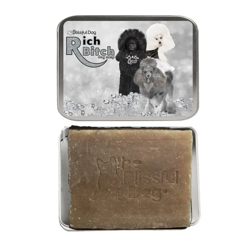 The Blissful Dog Soap-Rb-Pood Rich Bitch Poodle Luxury Bar Dog Soap
