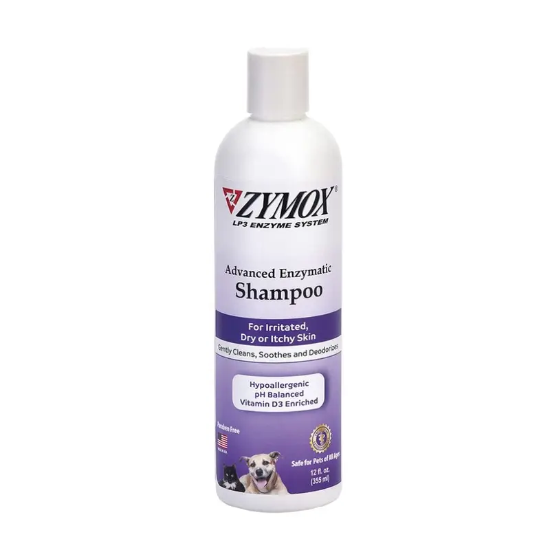 Zymox Advanced Enzymatic Shampoo For Dogs And Cats 12 Oz. 12Oz