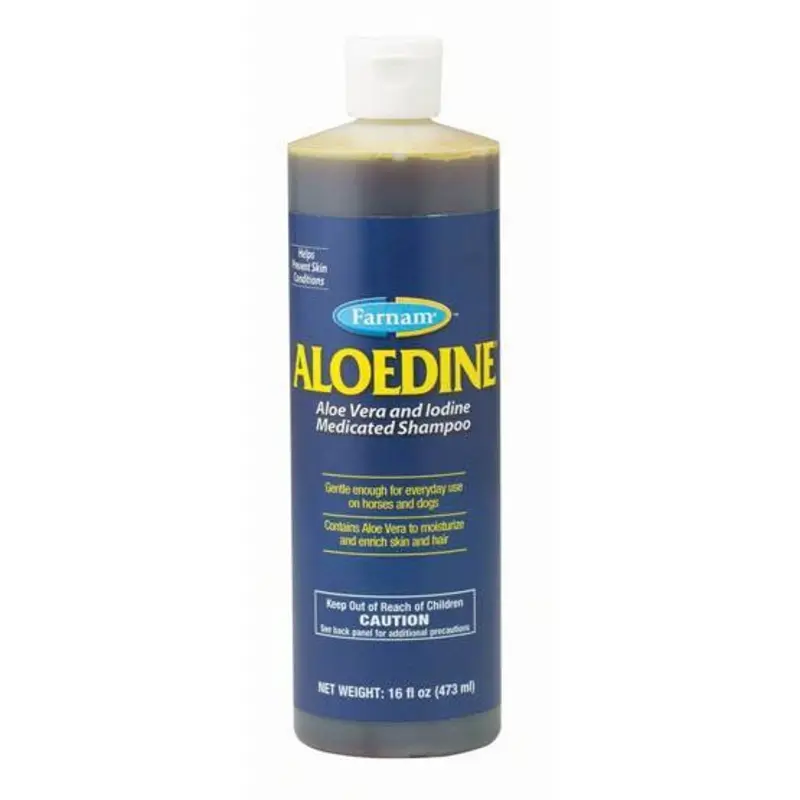 Farnam Bleu Disinfectant Shampoo For Horses Aloedine 473 Ml Size 30