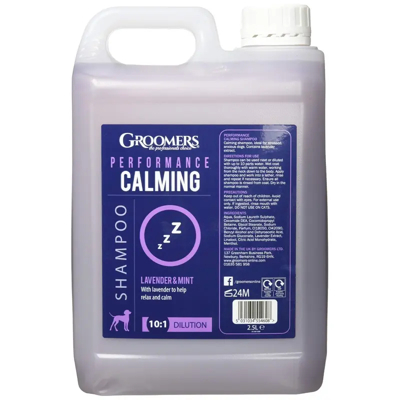 Groomers Performance Calming Shampoo with Lavender 2.5L