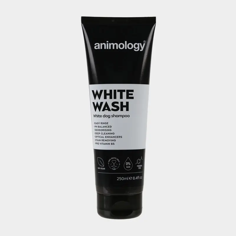 Animology Unisex White Wash Dog Shampoo, Black