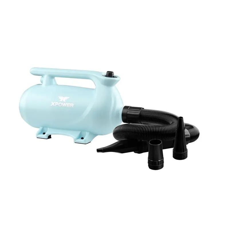 XPower B-163 High Velocity Dryer - Pastel Blue Colour: Pastel Blue