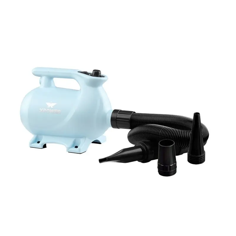 XPower B-123 High Velocity Dryer with Heat - Pastel Blue Colour: Paste