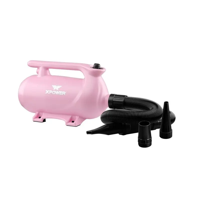 XPower B-163 High Velocity Dryer - Pastel Pink Colour: Pastel Pink