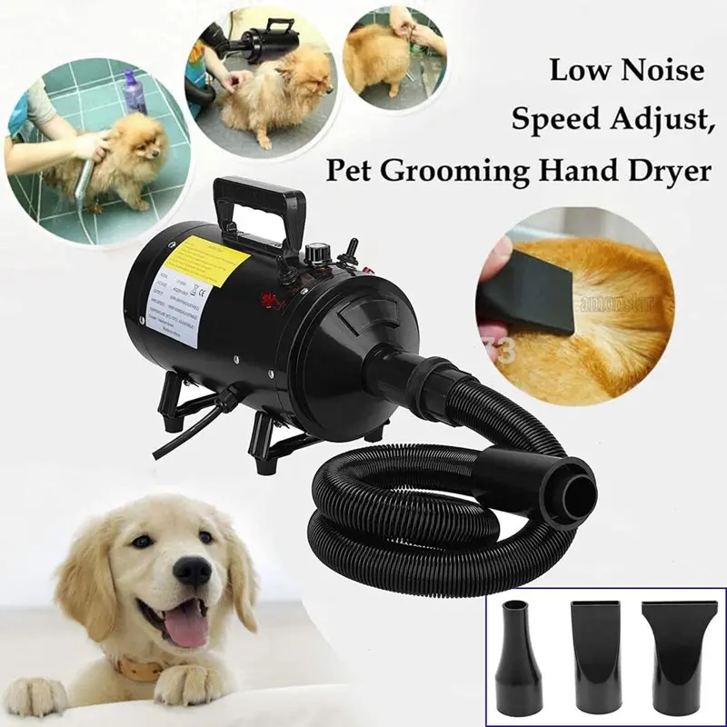 Autobaba 2800W Pet Hair Dryers With Stepless Speed Adjustable Temperature Size 13