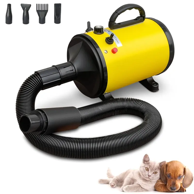 New Sudoo (Yellow) 2800W Pet Hair Dryer Dog Grooming Dryer Car Dryer Yellow