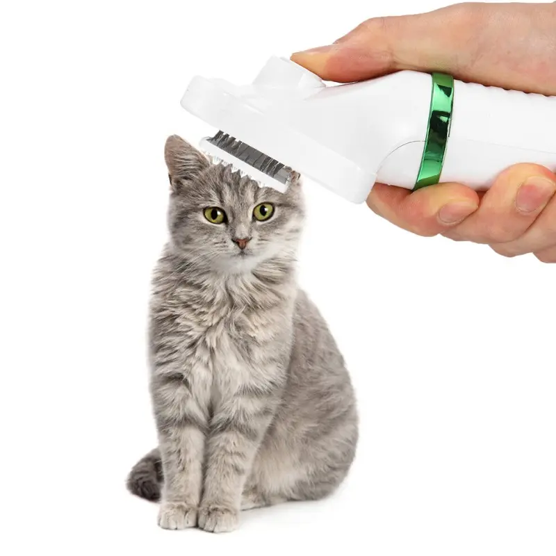 2 In 1 Portable Pet Hair Dryer Comb Brush Pet Grooming Cat Hair Comb Dog Dryer 2In