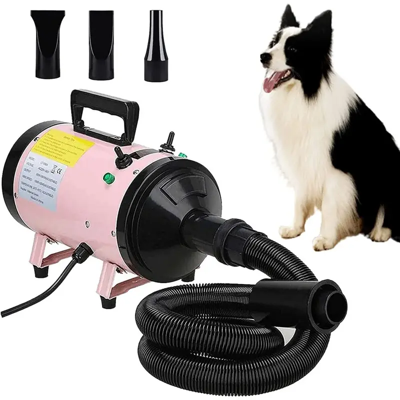 Zange 2800W Fast Dry Pet Hair Dryer Cat Dog Blaster Heater Grooming Blower Size 8