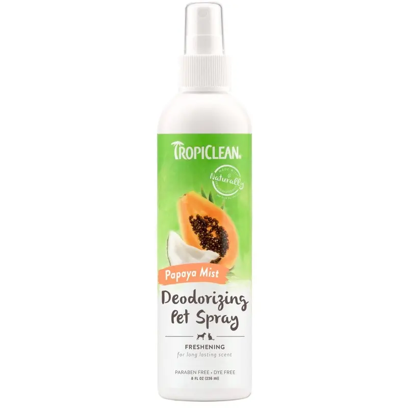 Tropiclean Papaya Mist Deodorizing Pet Spray - Spray 236Ml