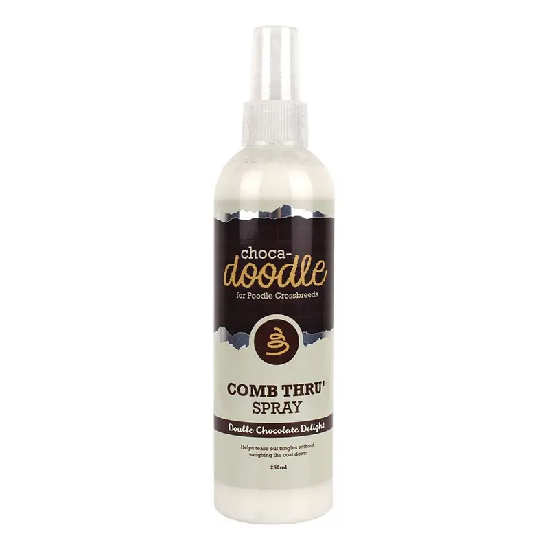 Groomers Choca-Doodle Double Chocolate Delight Comb Thru Spray For Dogs 250Ml