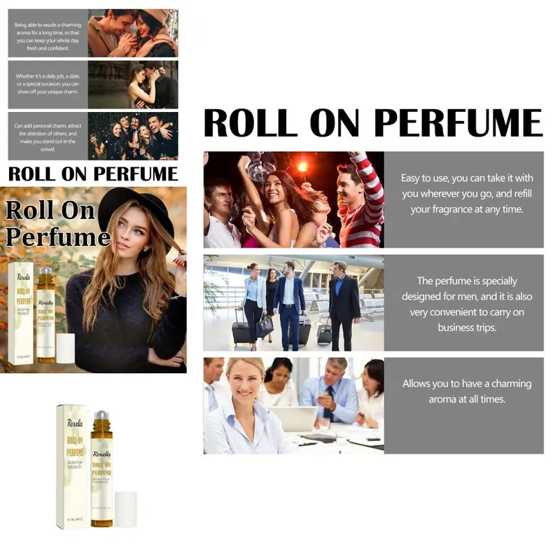 Sloert Womens Alluring Rollon Perfume Natural Fresh Aroma Perfect For Travel 10Ml