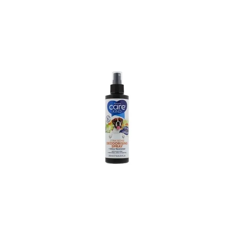 Care Kind Dogs Puppies Stink Bomb Deodorising Spray - 200Ml Large