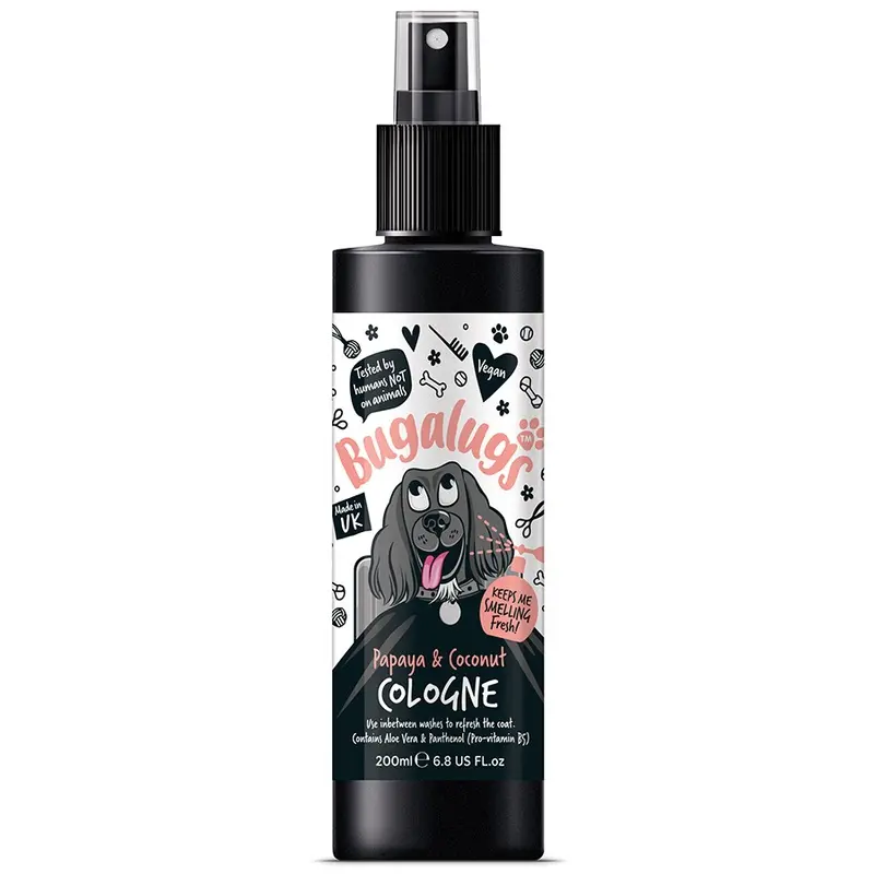 Bugalugs Cologne Perfume Deodorising Spray For Dogs 200Ml
