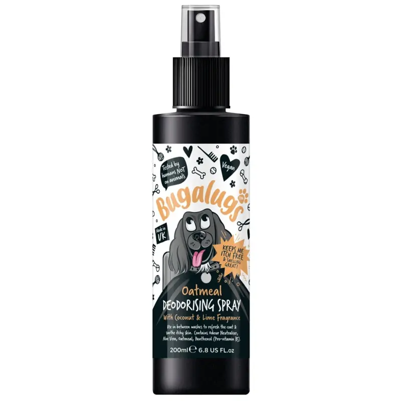 Bugalugs Dog Oatmeal & Aloe Deodorising Spray - : 200Ml