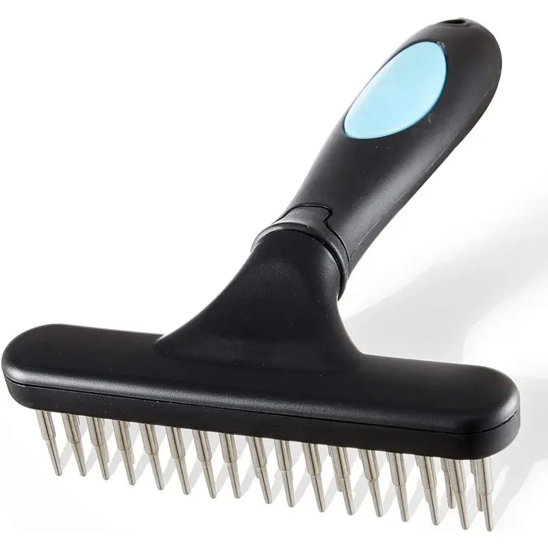 Yohou Dog Comb - Stainless Steel Undercoat Rake For Dusting And Degreasing