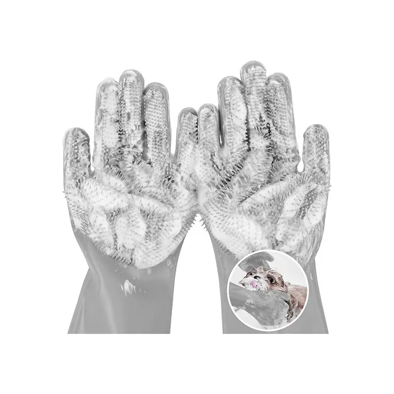 Five-Finger Design Cat & Dog Massage Mitt