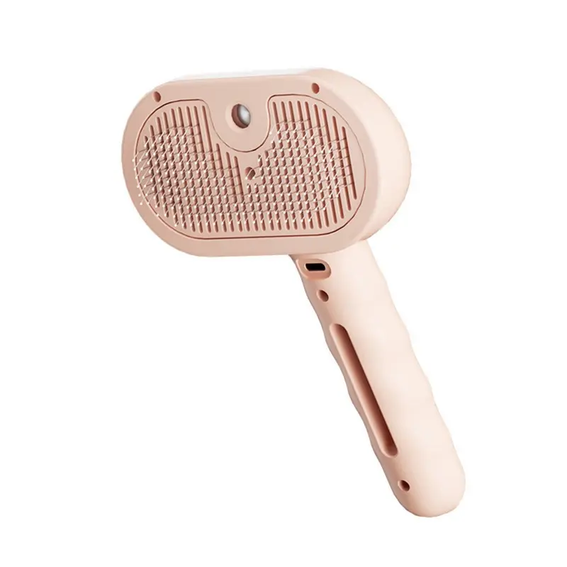 Pink/White () Pet Spray Hair Removal Comb - Usb Rechargeable