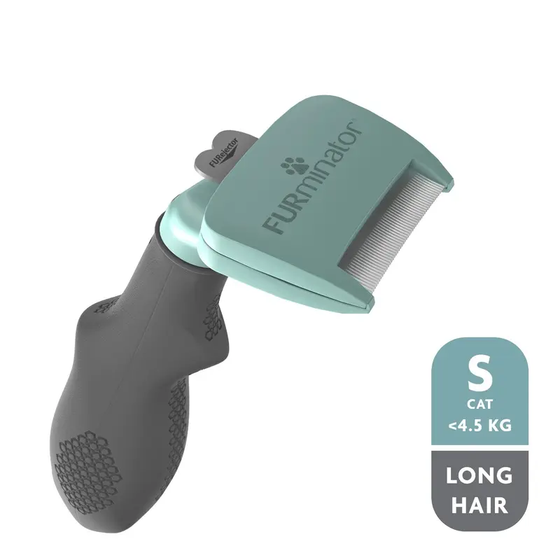 Furminator De-Shedder Grooming Tool For Long Haired Small Cats