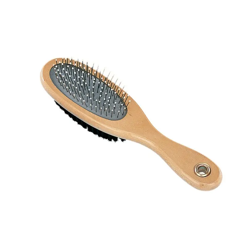 Nobby Double Nature Line Dog Brush, Medium