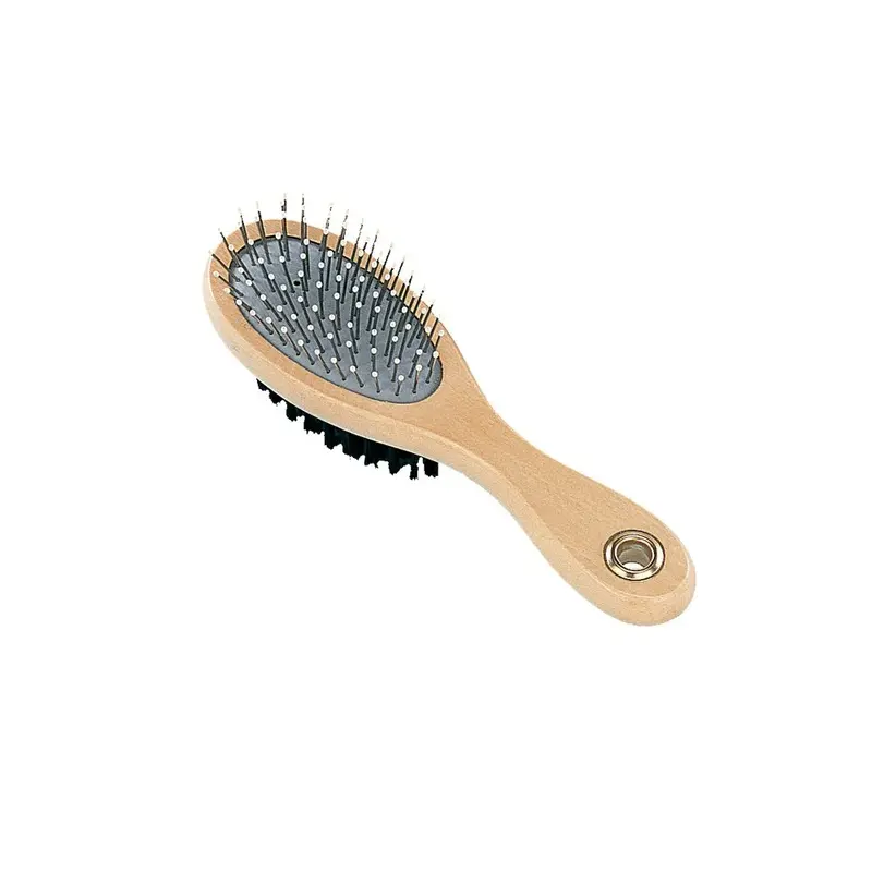 Nobby Double Nature Line Dog Brush, Small