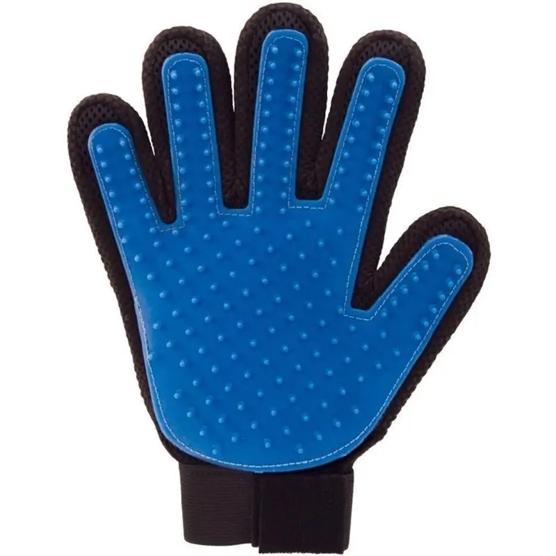 Fengke Blue 2Pcs Right Hand Glove Magic Pet Cleaning Brush,