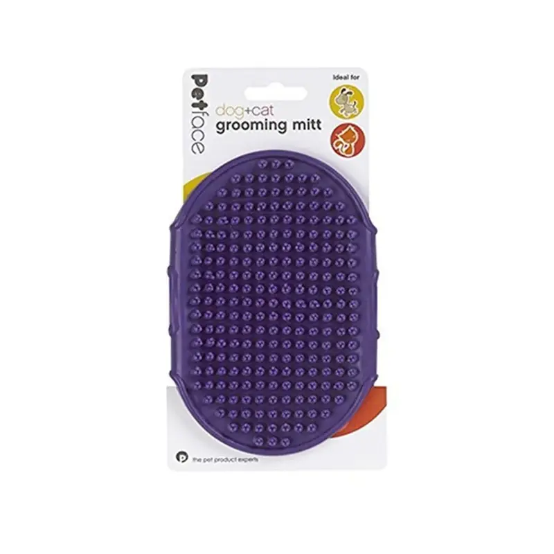 Petface Unisex Black Grooming Mitt
