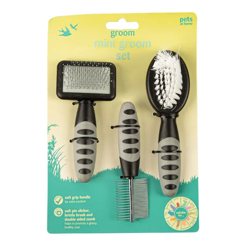 Pets At Home Small Animal Grooming 3 Piece Kit