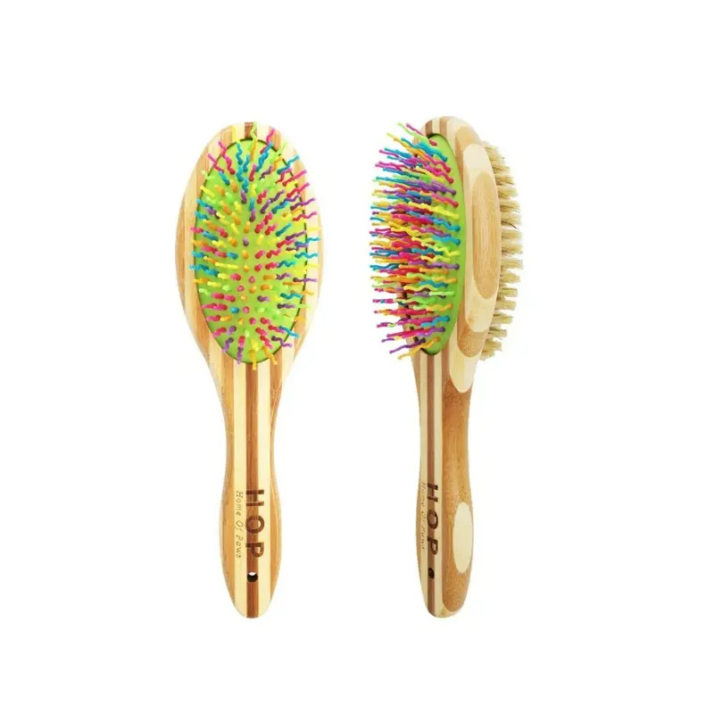 Deyaah Double Sided Pet Comb Dogs Cats Knot Removal Grooming Brush Detangling