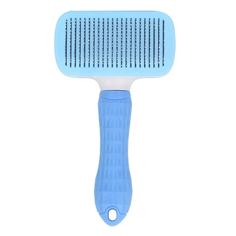 Jelly Comb Blue Pet Dog Brush, Cat Brush, Pet Brushes, Hair Remover Pet Brush,