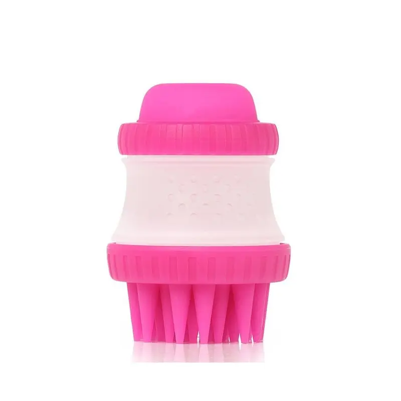 Pink (Pink) Pet Brush Grooming Dog Cat Clean Brush Shower Comb