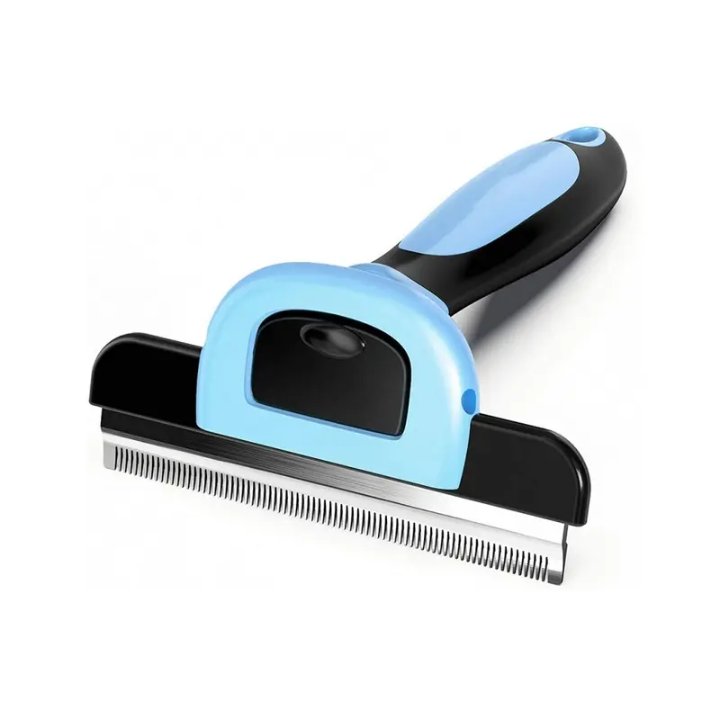 Zeuxo Blue Pet Grooming Brush, Hair Removal Tool