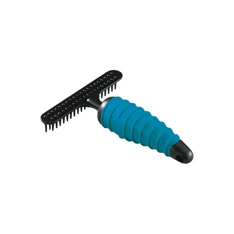Feedingtime Ergonomic Dbl Row Undercoat Rake Blk Pins Size 39