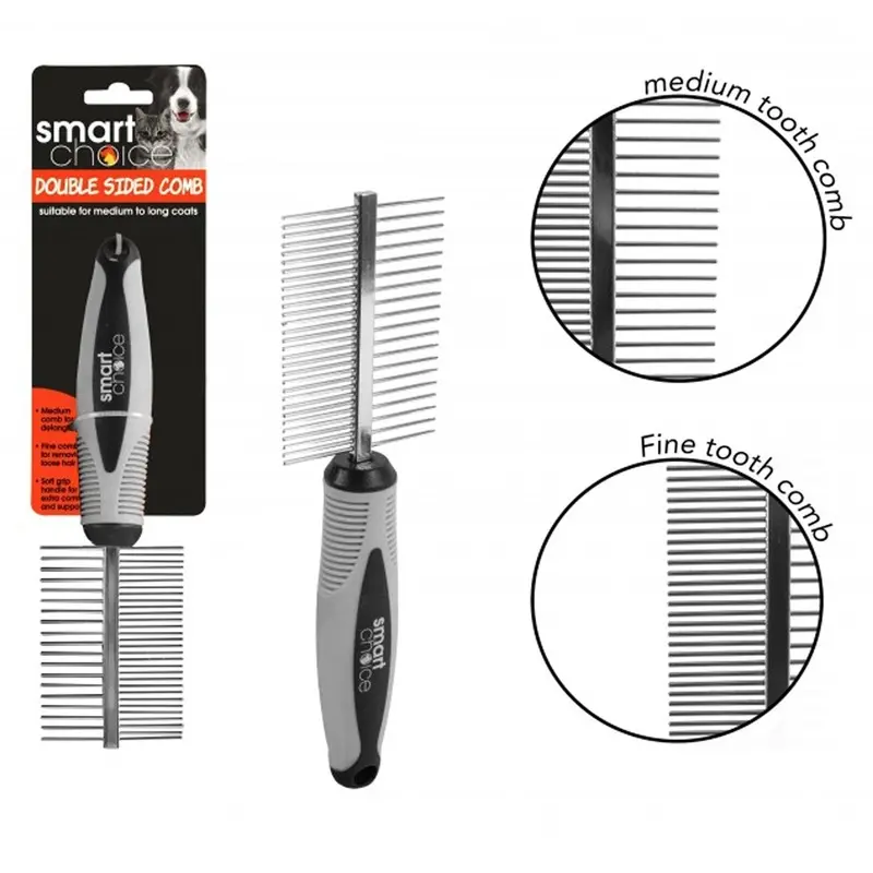 Smart Choice Double Side Grooming Comb Medium