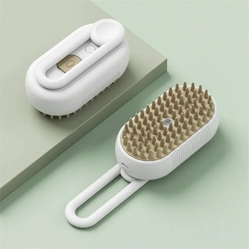 Spactz Rechargeable Cat Steamy Brush Slicker For Cats And Dogs