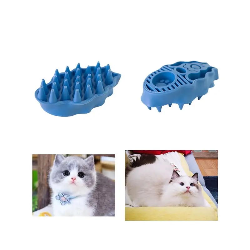 Massage Pet Bath Remove Hair Brush Dog Cat Rabbit Clean Soft Beauty Tool