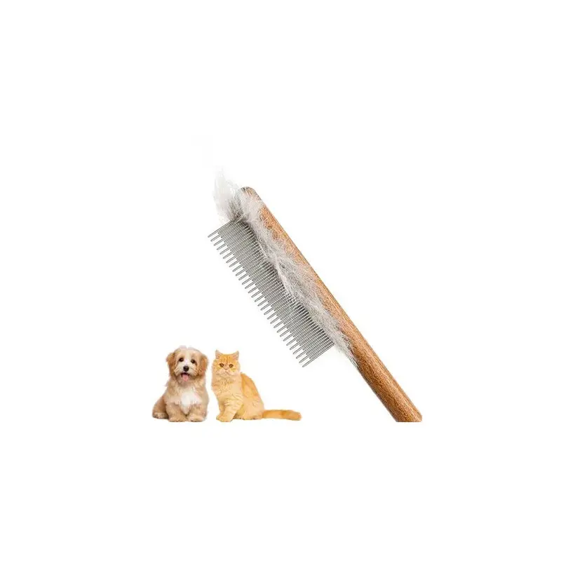 Cat comb,dog comb,Solid Wood Pet Comb Grooming Tool for Cats,Dogs and rabbits