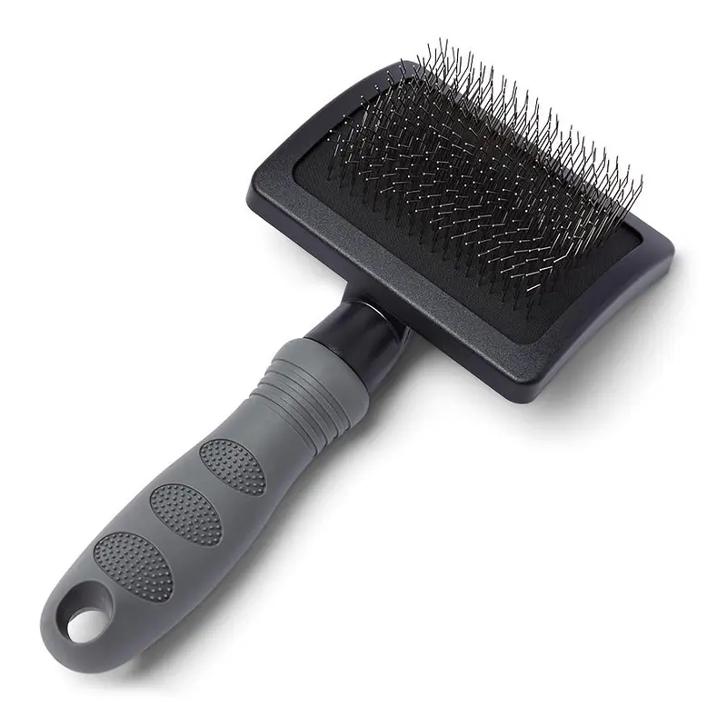 Pets At Home Long Pin Firm Slicker Brush For Dogs