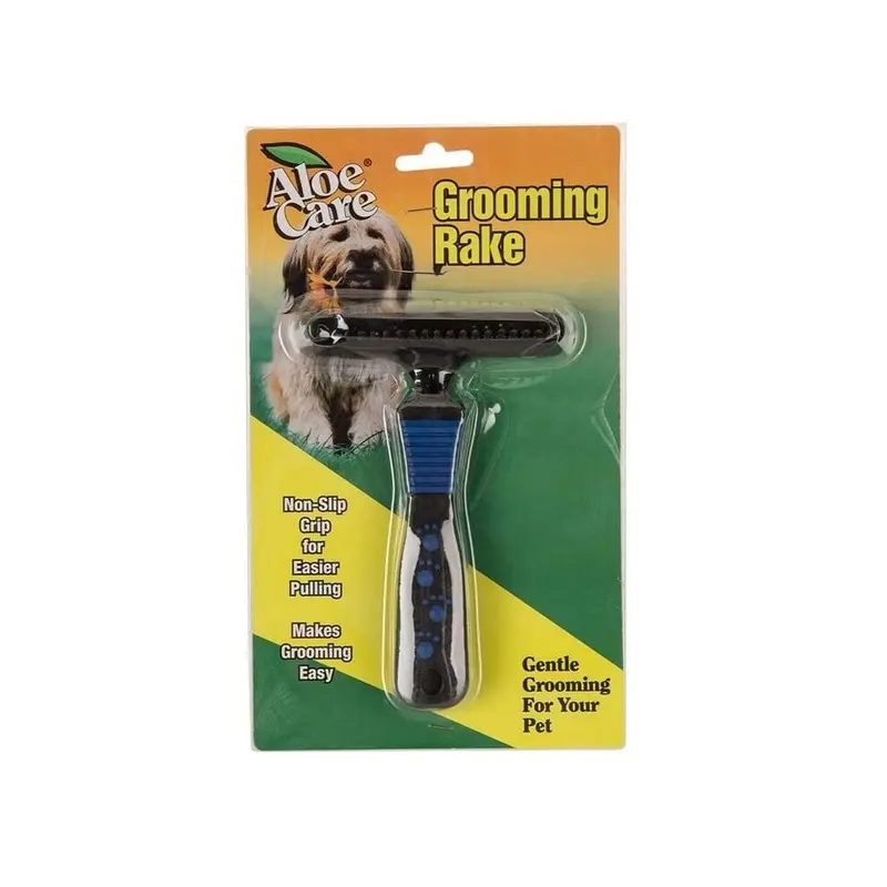 Aloe Care Designer Dog Rake Carded