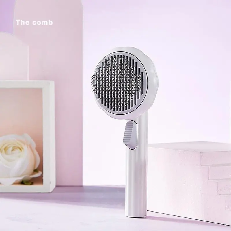 Pet Dog Cat Hair Brush Shedding Trimmer Grooming Cleaning Comb