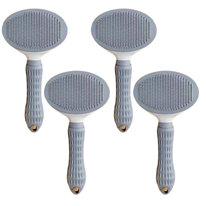Sin Marca Grey Cat Comb Remove Loose Hair Comb Brush Pet Cat Supplies